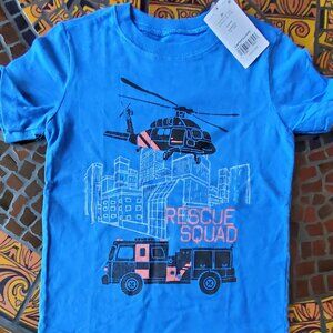 Toddler Boy's Rescue Squad Short Sleeve T-shirt by Carter's Size 3T NWT